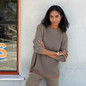 NWT Mersea Camden sweater in hazelnut